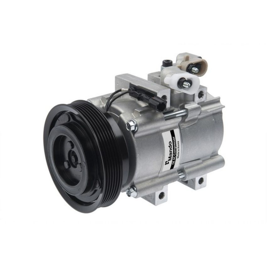 MANDO 10A1027 New OE AC Compressor w/ Clutch & Pre-filled Oil, Direct Replacement
