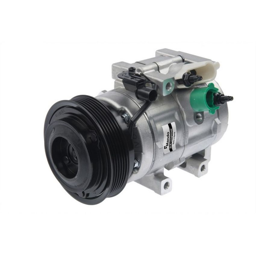 MANDO 10A1037 New OE AC Compressor w/ Clutch & Pre-filled Oil, Direct Replacement
