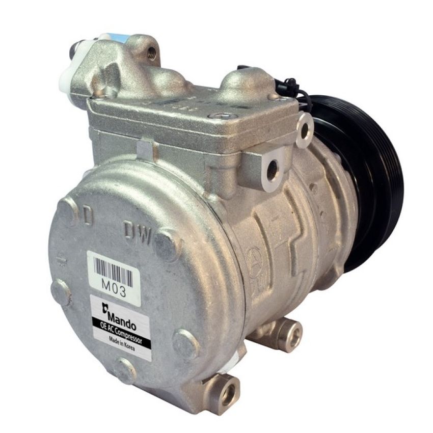 MANDO 10A1061 New OE AC Compressor w/ Clutch & Pre-filled Oil, Direct Replacement