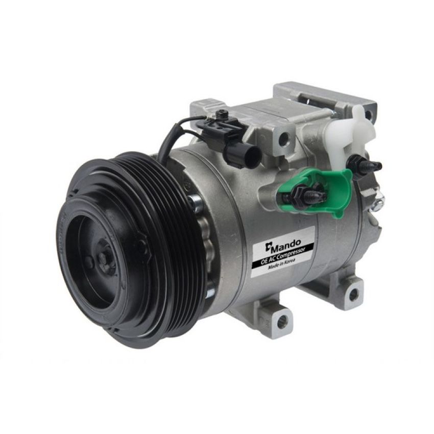 MANDO 10A1067 New OE AC Compressor w/ Clutch & Pre-filled Oil, Direct Replacement