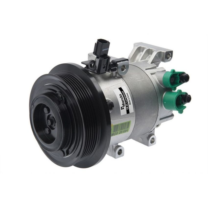 MANDO 10A1075 New OE AC Compressor w/ Clutch & Pre-filled Oil, Direct Replacement