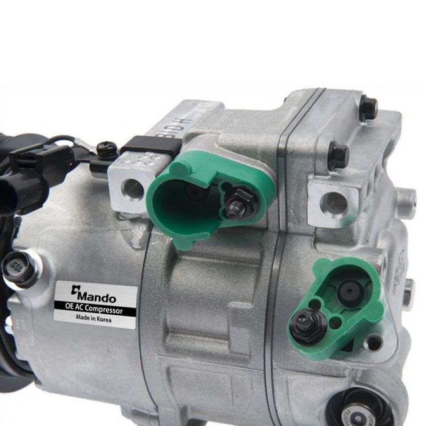 MANDO 10A1082 New OE AC Compressor w/ Clutch & Pre-filled Oil, Direct Replacement