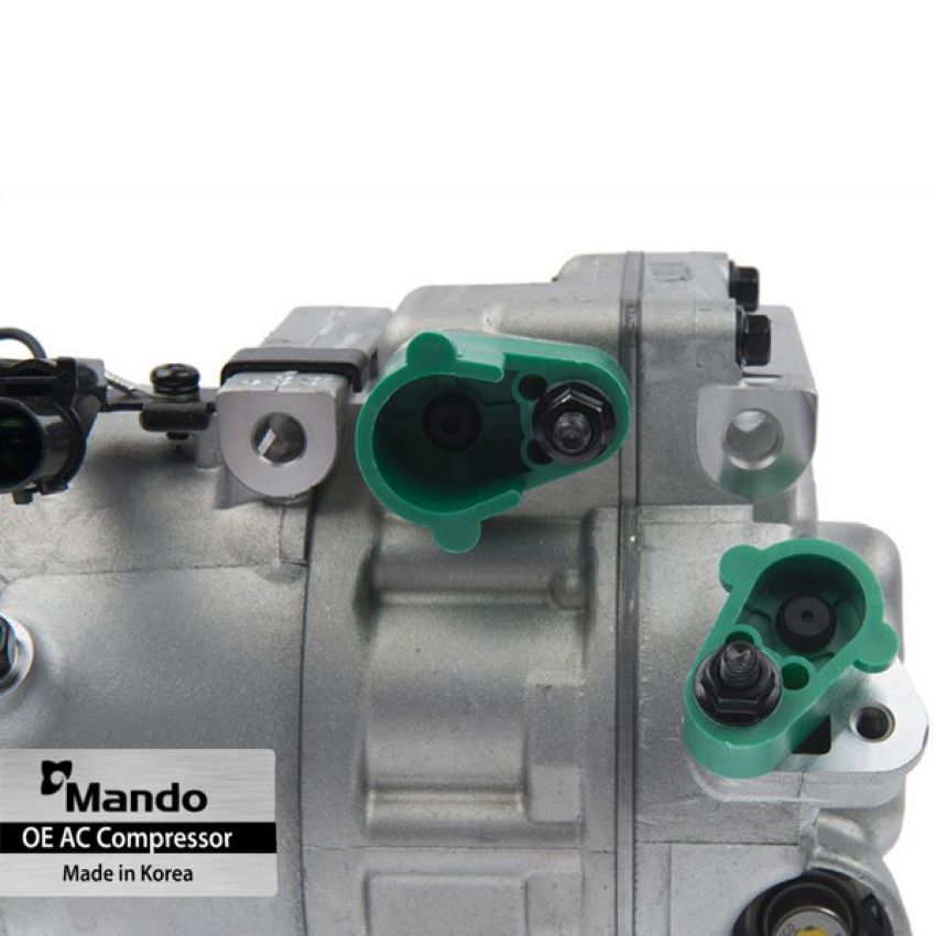 MANDO 10A1097 New OE AC Compressor w/ Clutch & Pre-filled Oil, Direct Replacement