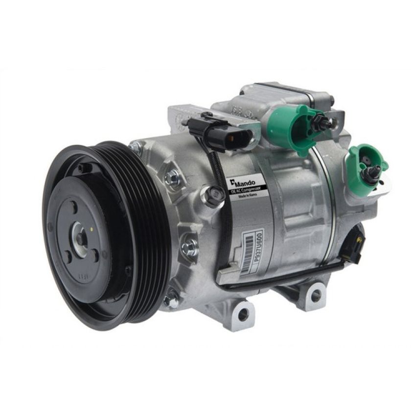 MANDO 10A1100 New OE AC Compressor w/ Clutch & Pre-filled Oil, Direct Replacement