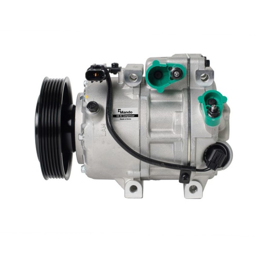 MANDO 10A1102 New OE AC Compressor w/ Clutch & Pre-filled Oil, Direct Replacement