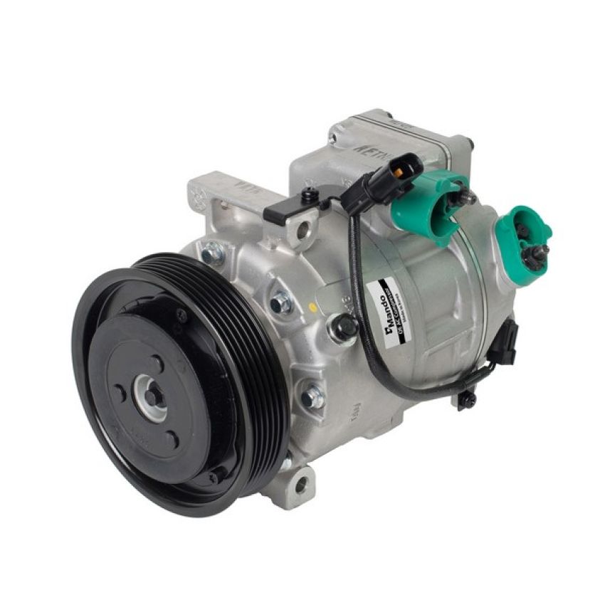 MANDO 10A1103 New OE AC Compressor w/ Clutch & Pre-filled Oil, Direct Replacement