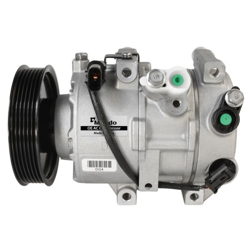 MANDO 10A1401 New OE AC Compressor w/ Clutch & Pre-filled Oil, Direct Replacement