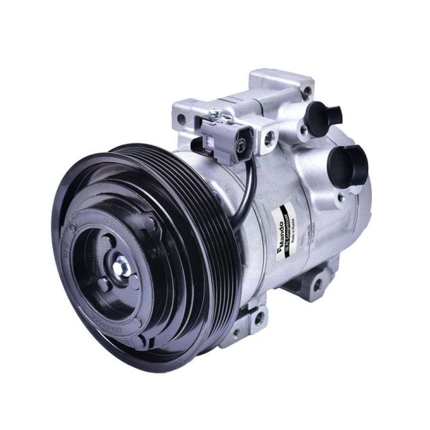 MANDO 10A1438 New OE AC Compressor w/ Clutch & Pre-filled Oil, Direct Replacement