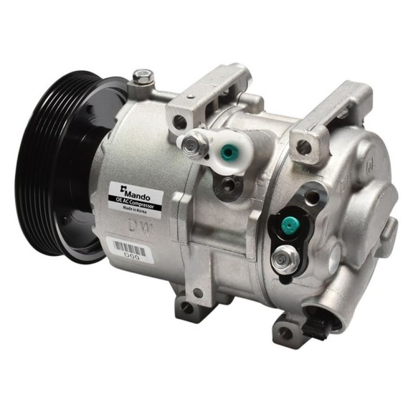 MANDO 10A1538 New OE AC Compressor w/ Clutch & Pre-filled Oil, Direct Replacement