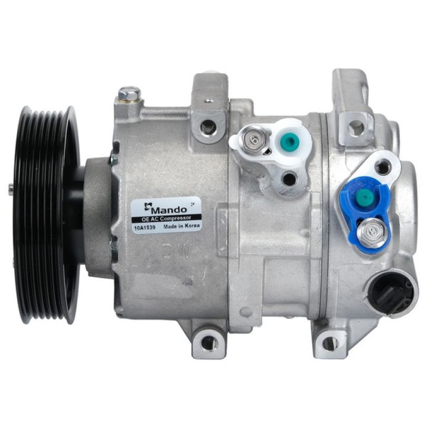 MANDO 10A1539 New OE AC Compressor w/ Clutch & Pre-filled Oil, Direct Replacement