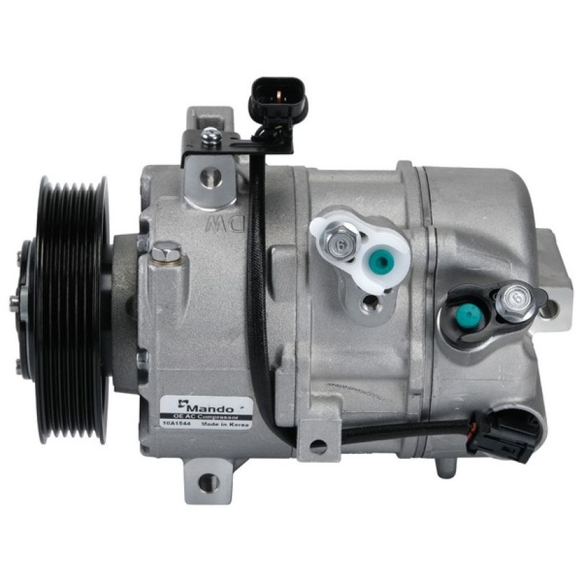 MANDO 10A1544 New OE AC Compressor w/ Clutch & Pre-filled Oil, Direct Replacement