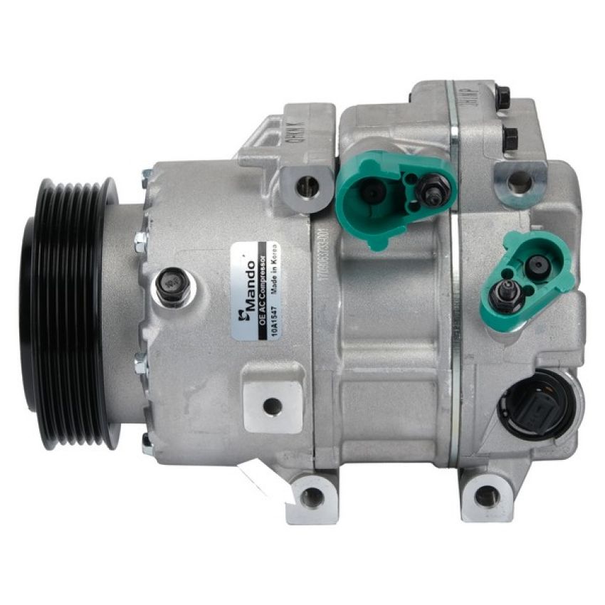 MANDO 10A1547 New OE AC Compressor w/ Clutch & Pre-filled Oil, Direct Replacement