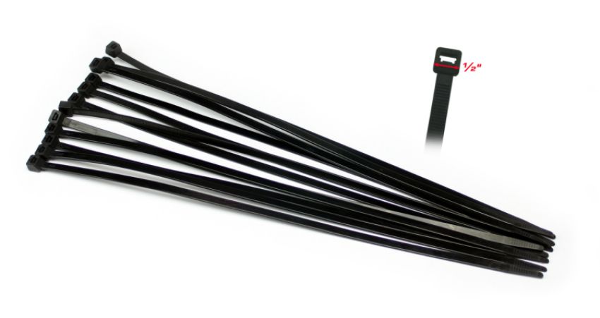 Cycra 1CYC-6100-12 Replacement Zip Ties Speed Armor Skid Plate - Black