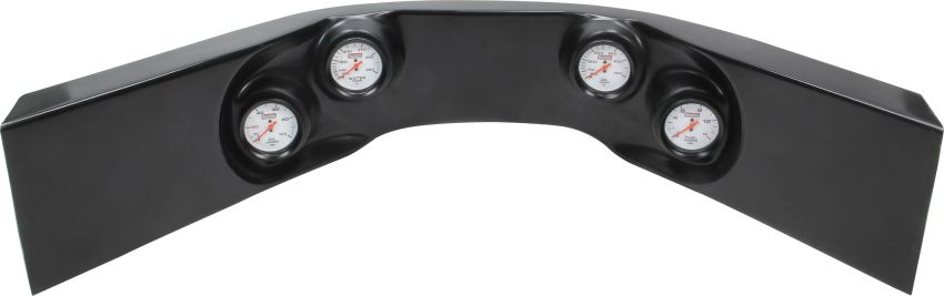 QUICKCAR RACING PRODUCTS QRP61-7724 Extreme 4-Gauge Molded Dash OP/WT/OT/FP Black