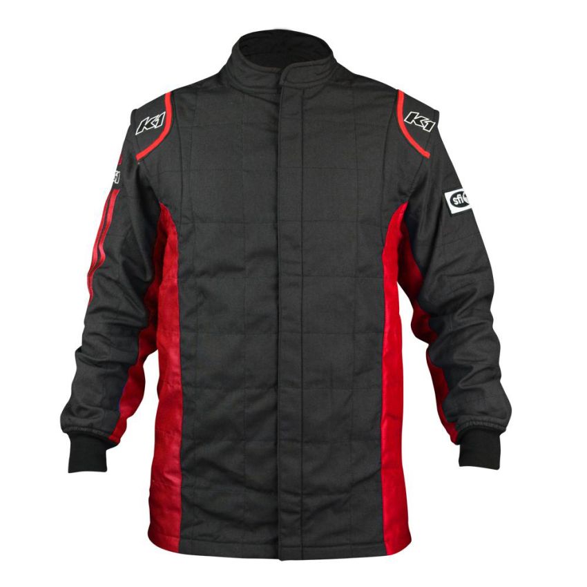 K1 RACEGEAR K1R21-SPT-NR-M Jacket Sportsman Black / Red Medium