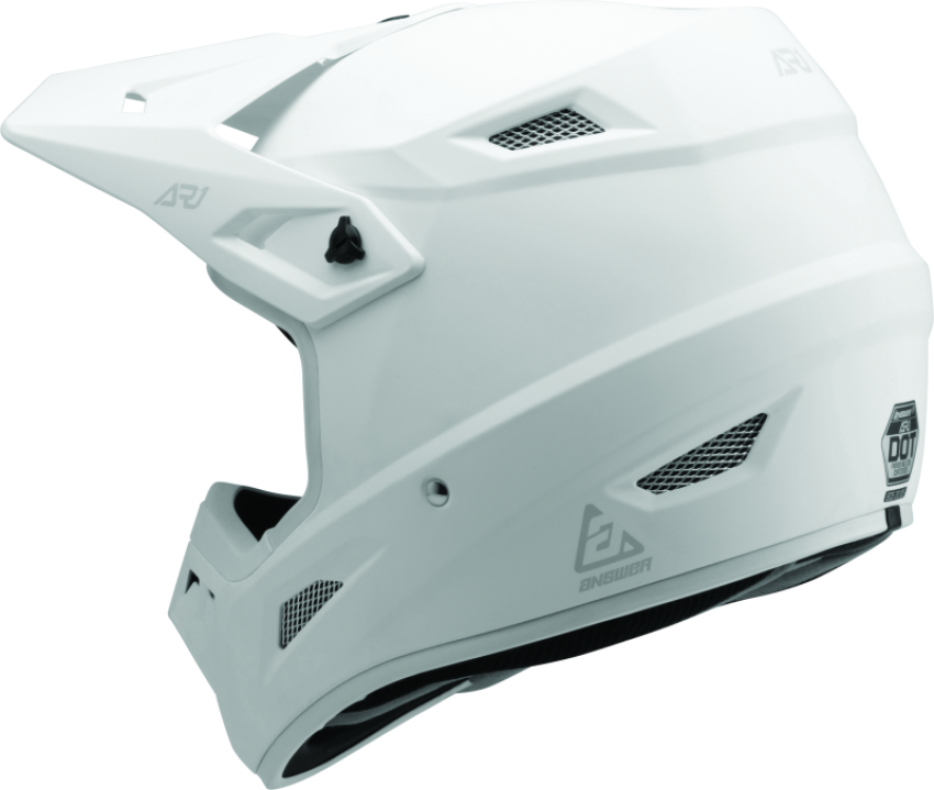 Answer 446364 AR1 Solid Helmet White Youth - Small