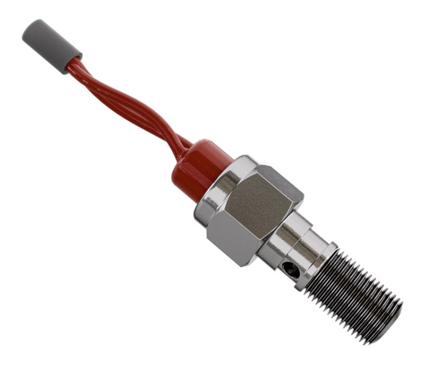 Goodridge PBL775-44C Single Brake Light Switch Bolt 7/16x24 (24mm Under Hex)