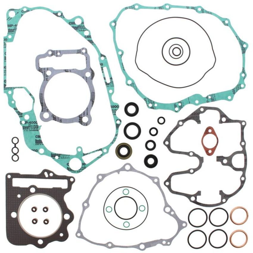 Vertex Pistons 811265 Vertex Gaskets 96-98 Honda XR400R Complete Gasket Kit w/ Oil Seals