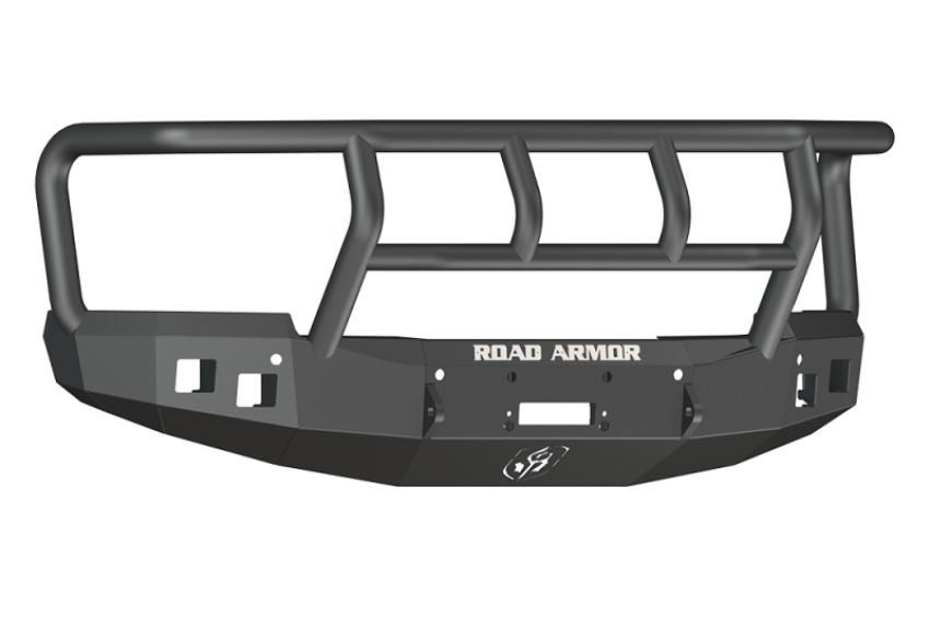 Road Armor 314R2B 14-15 Chevy 1500 Stealth Front Winch Bumper w/Titan II Guard - Tex Blk