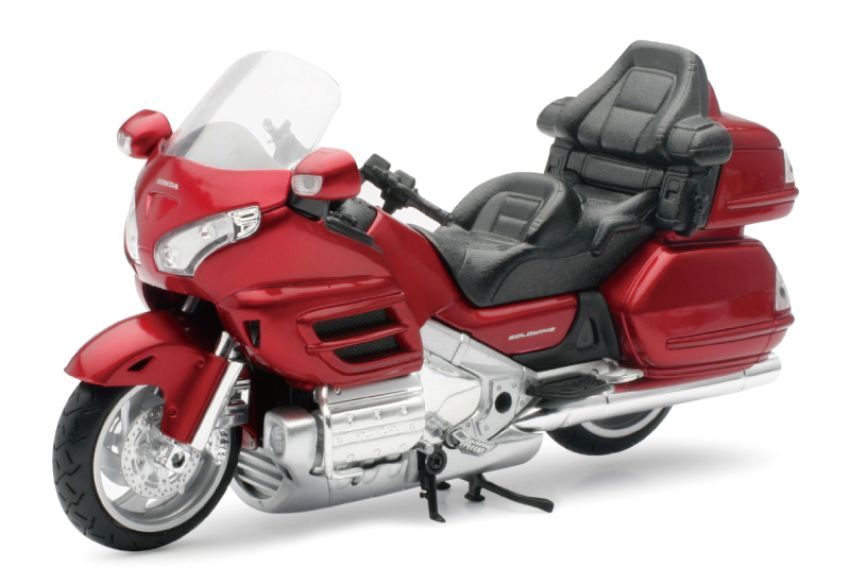 New Ray Toys 57253A Honda Gold Wing Bike ( Red)/ Scale 1:12