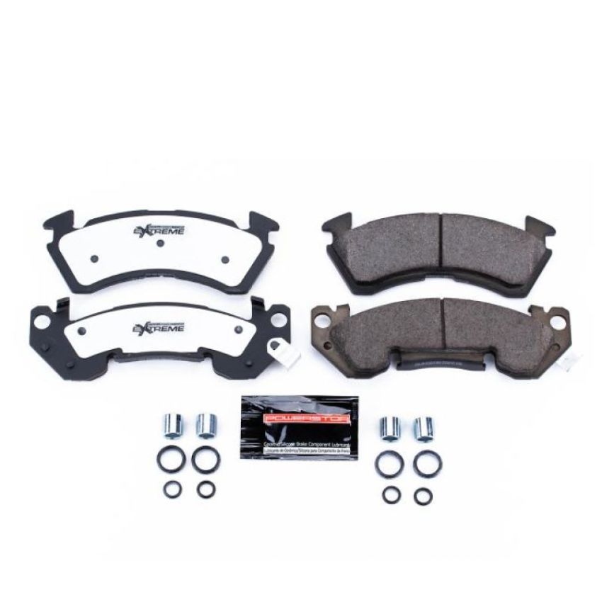 PowerStop Z26-614 PowerStop - Z26 Performance Carbon-Fiber Ceramic Brake Pads with Hardware Kit