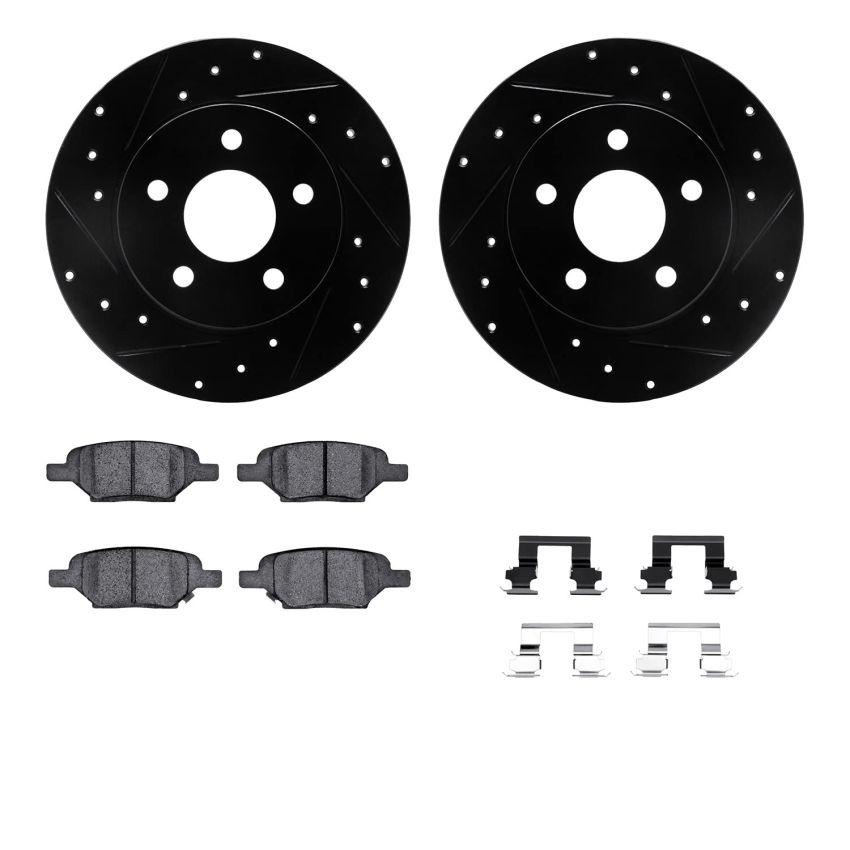 Dynamic Friction 8512-53004 Rotor Kit