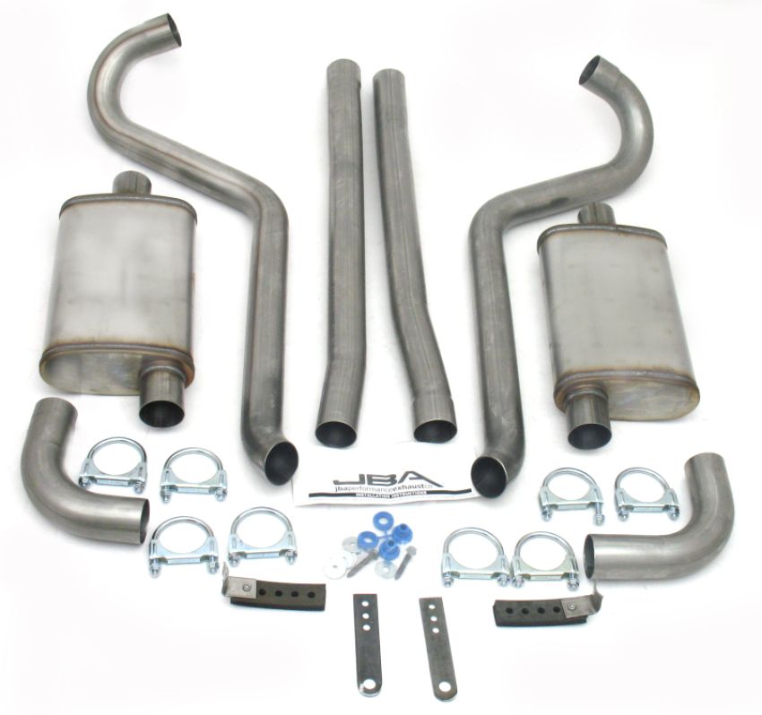 JBA 40-2650 65-70 Ford Mustang 260-428 409SS Dual Turn Down Header Back Exhaust