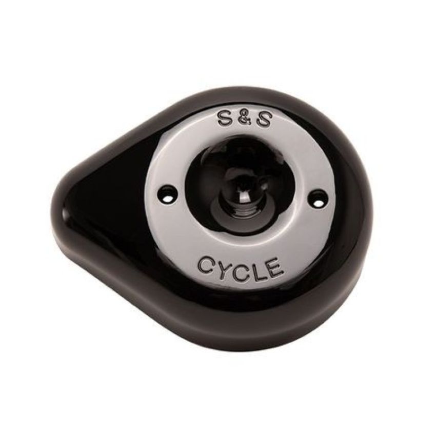 S&S Cycle 170-0531 Stealth Applications Teardrop Air Cleaner Cover - Gloss Black