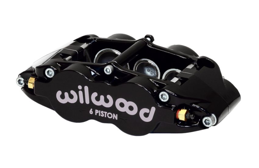Wilwood 120-11778-BK Caliper-Narrow Superlite 6R-RH - Black 1.62/1.12/1.12in Pistons 1.25in Disc
