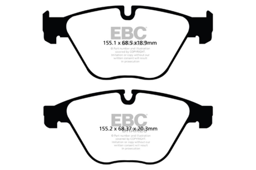 EBC Brakes DP32103C Redstuff Ceramic Low Dust Brake Pads