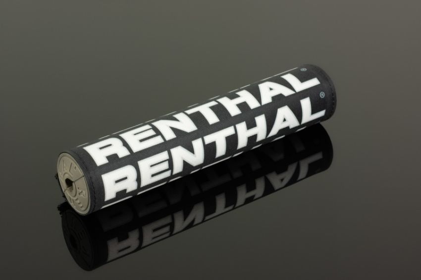 Renthal P359 Vintage SX Pad - Black/ Silver/ White