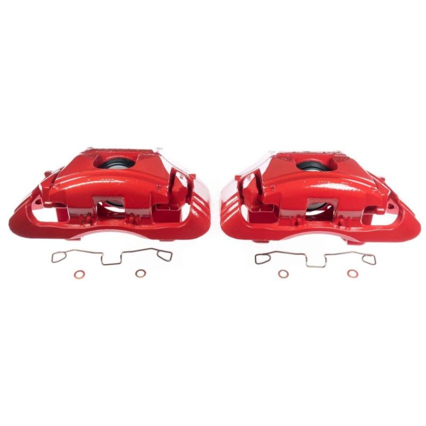 PowerStop S2772 Red Powder Coated Calipers