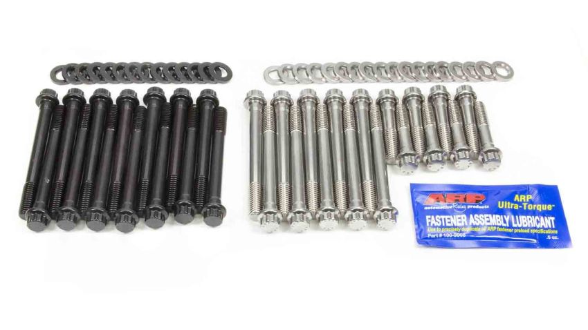 ARP ARP135-3704 BBC Head Bolt Kit 12pt w/S.S.Outer Bolts