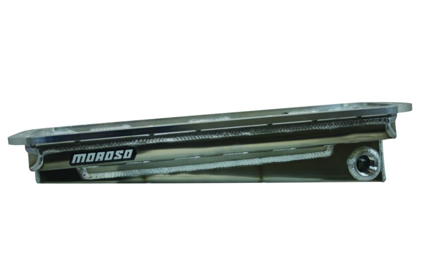 Moroso 20049 Hemi (Incl. Keith Black/JP-1 Funny Car) Dry Sump 4-3/8in-6-3/8in Aluminum Oil Pan