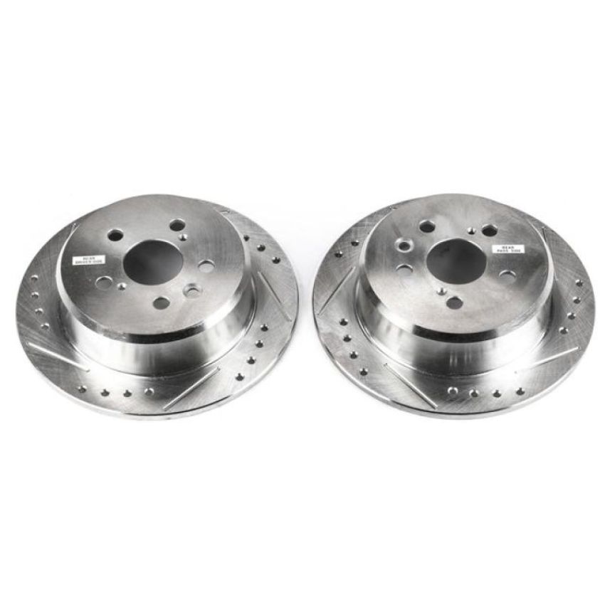 PowerStop JBR792XPR PowerStop Evolution Performance Drilled, Slotted & Plated Brake Rotor Pair