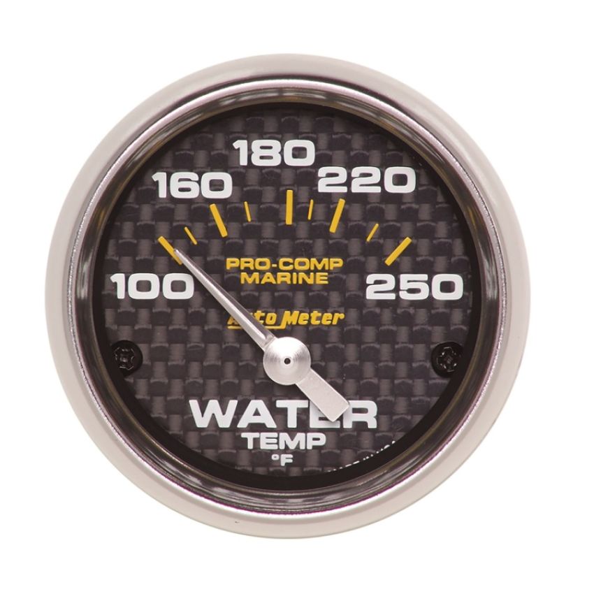 AUTOMETER ATM200762-40 2-1/16 Water Temp Gauge 100-250F C/F Marine