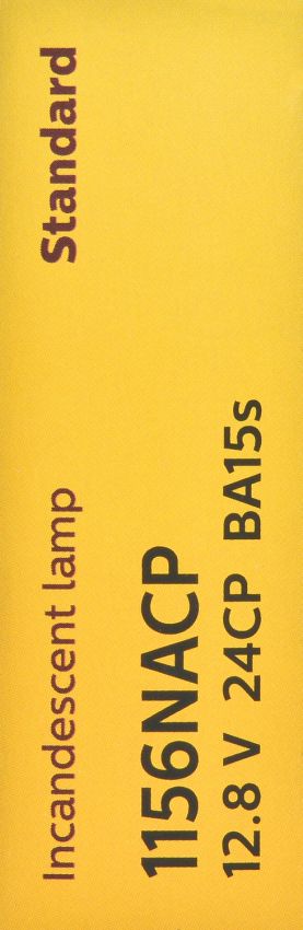 Philips 1156NACP Philips Standard Miniature 1156NA Pack of 10