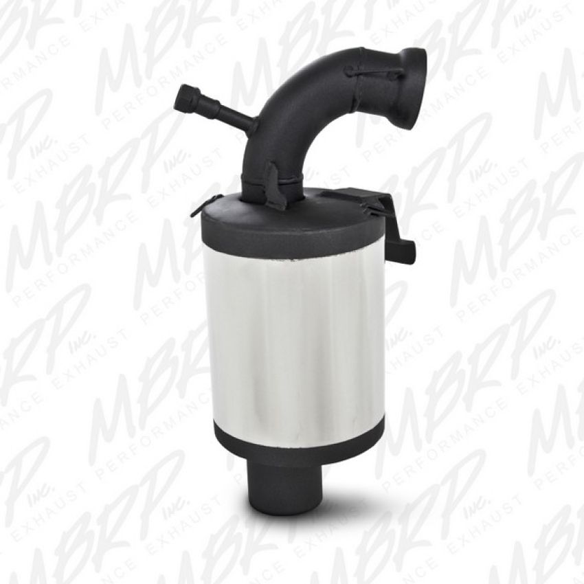 MBRP Exhaust 115T209 Trail Muffler; Bolt-on Design; Packed Muffler.