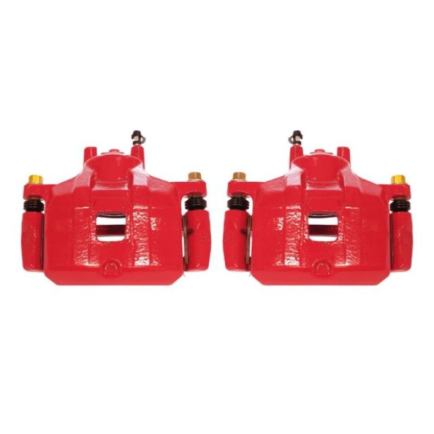 PowerStop S5032C Red Powder Coated Calipers