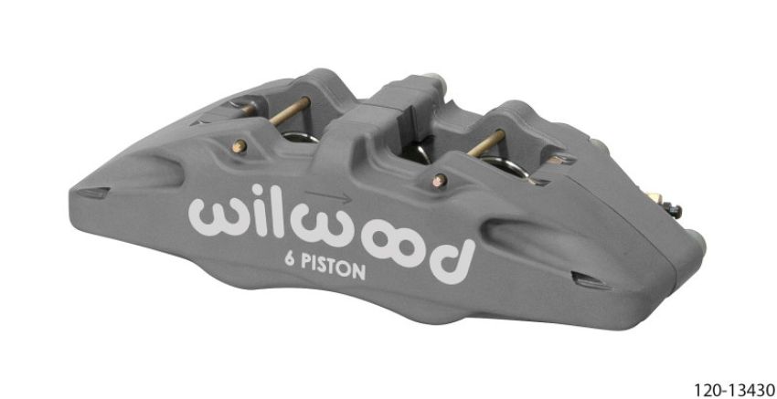 Wilwood 120-13430 DynaPro DP6 Lug Mount Anodized Alum. Caliper 1.62in/1.38in/1.38in Piston .38in Rotor - Right