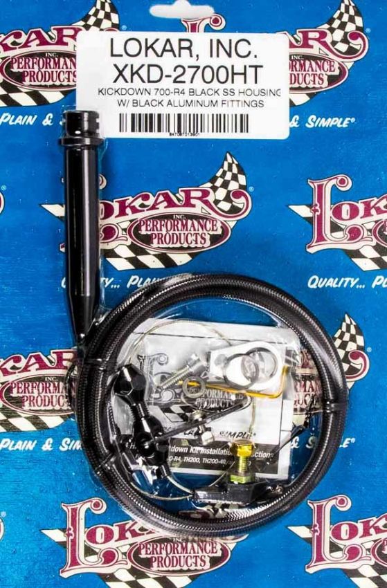LOKAR LOKXKD-2700HT Black Kickdown Kit GM 700R4