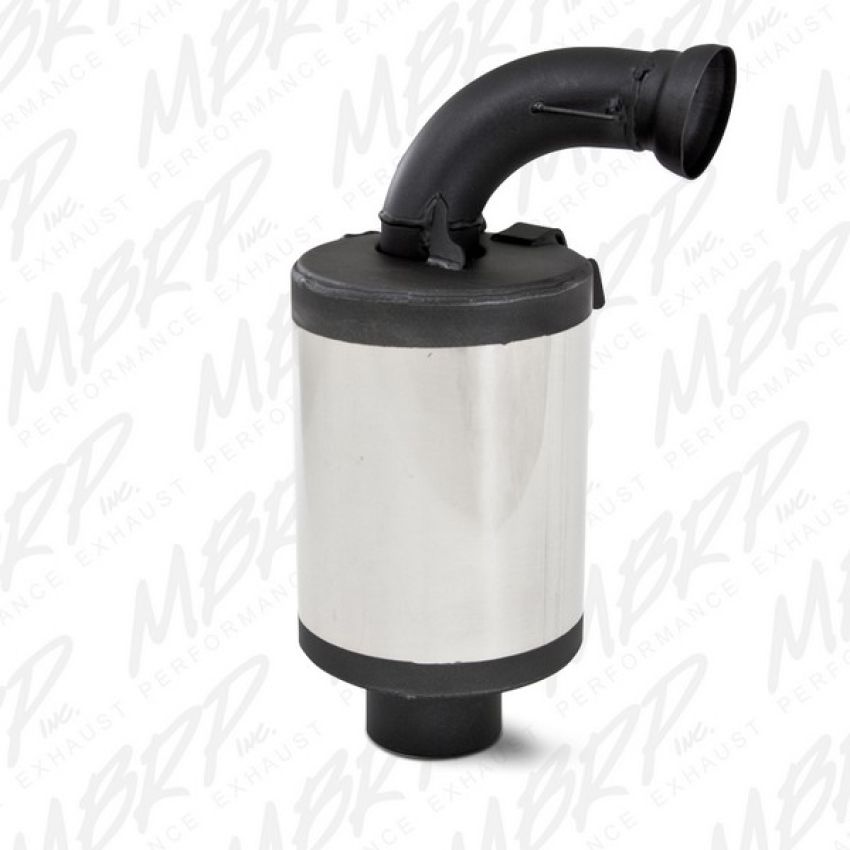 MBRP Exhaust 116T307 Trail Muffler; Bolt-on Design; Packed Muffler.