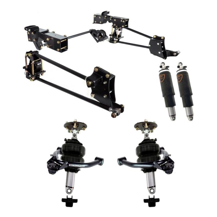 Ridetech 11710296 HQ Air Suspension System for 2014-2018 GM 1500 w/ OE stamped steel or alu. arms.