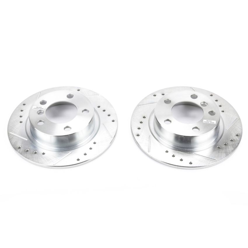 PowerStop EBR1412XPR PowerStop Evolution Performance Drilled, Slotted & Plated Brake Rotor Pair