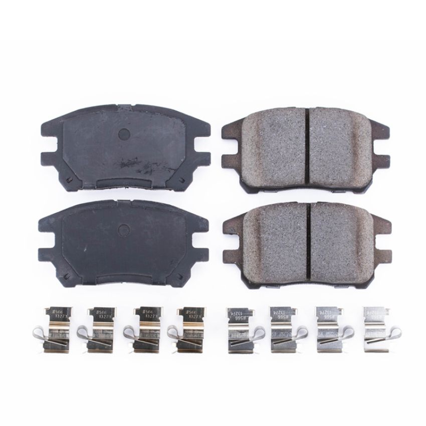 PowerStop 17-930 PowerStop - Z17 Low-Dust Ceramic Brake Pads with Hardware