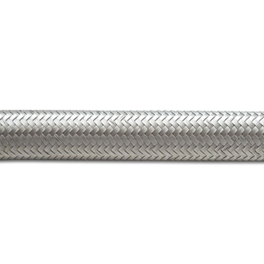 Vibrant Performance 11912 2ft Roll of Stainless Steel Braided Flex Hose; AN Size: -12; Hose ID 0.68