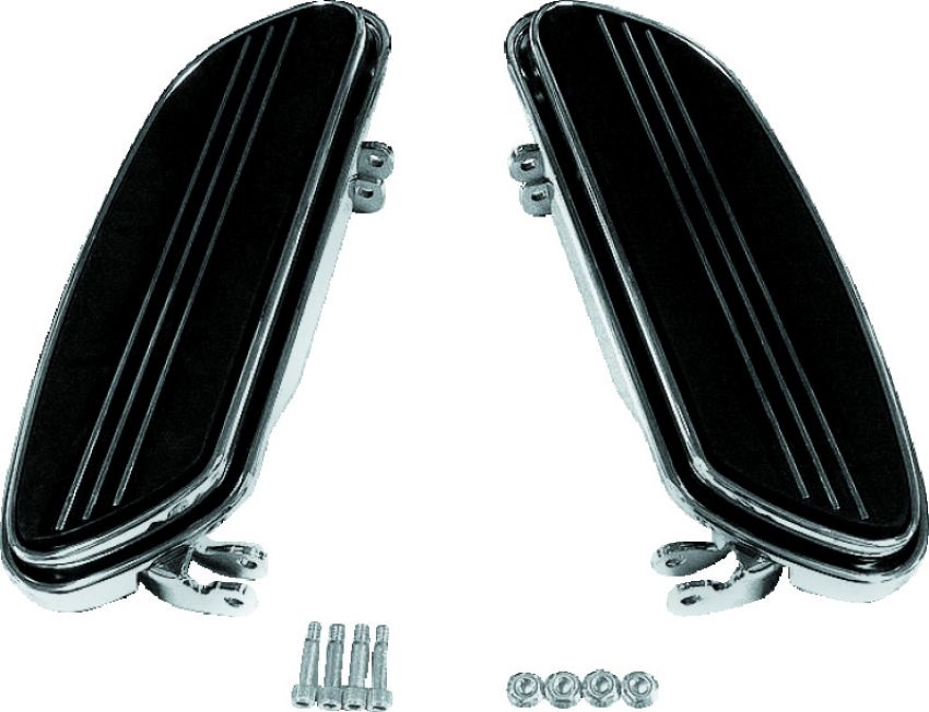 Bikers Choice 491328 86-Up FLH FLT Chrome Extended Floorboard Kit