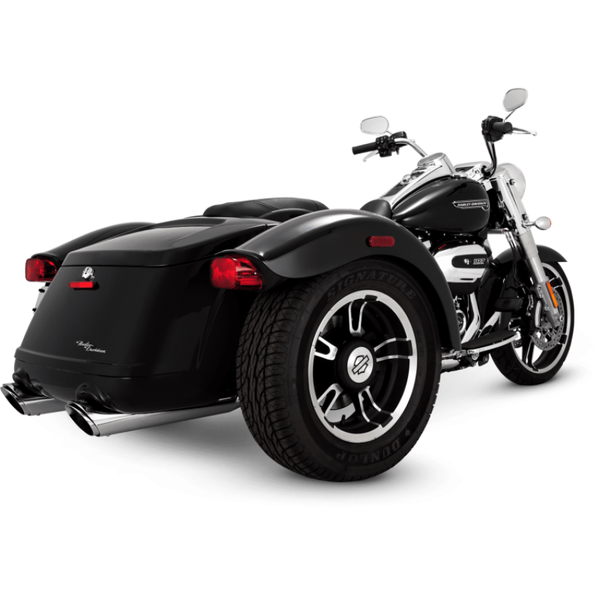 Vance and Hines 16796 Vance & Hines Harley Davidson 17-22 Trike / Freewheeler Twin Slash Slip-On Exhaust