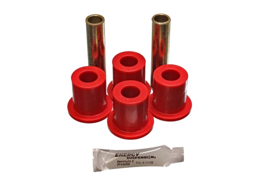 Energy Suspension 4.2128R Rr Spring Frame Shackle Kit - Red