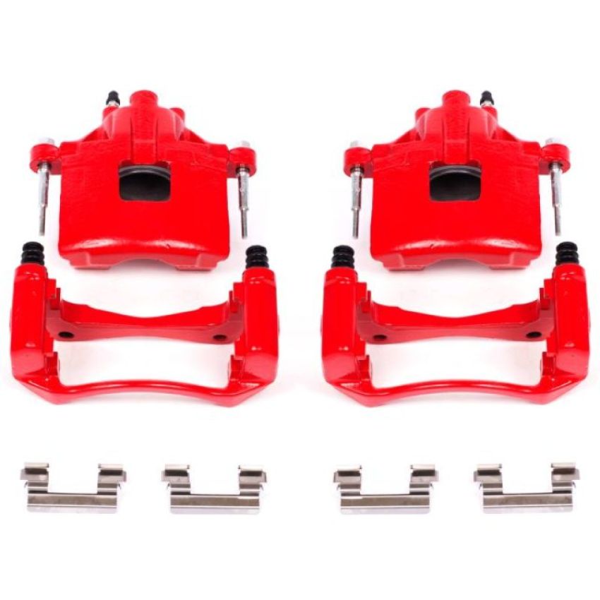 PowerStop S4638A Red Powder Coated Calipers